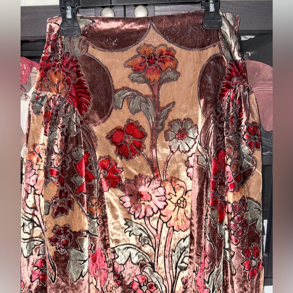 Free People Velvet Petals Maxi Skirt - Picture 4 of 12